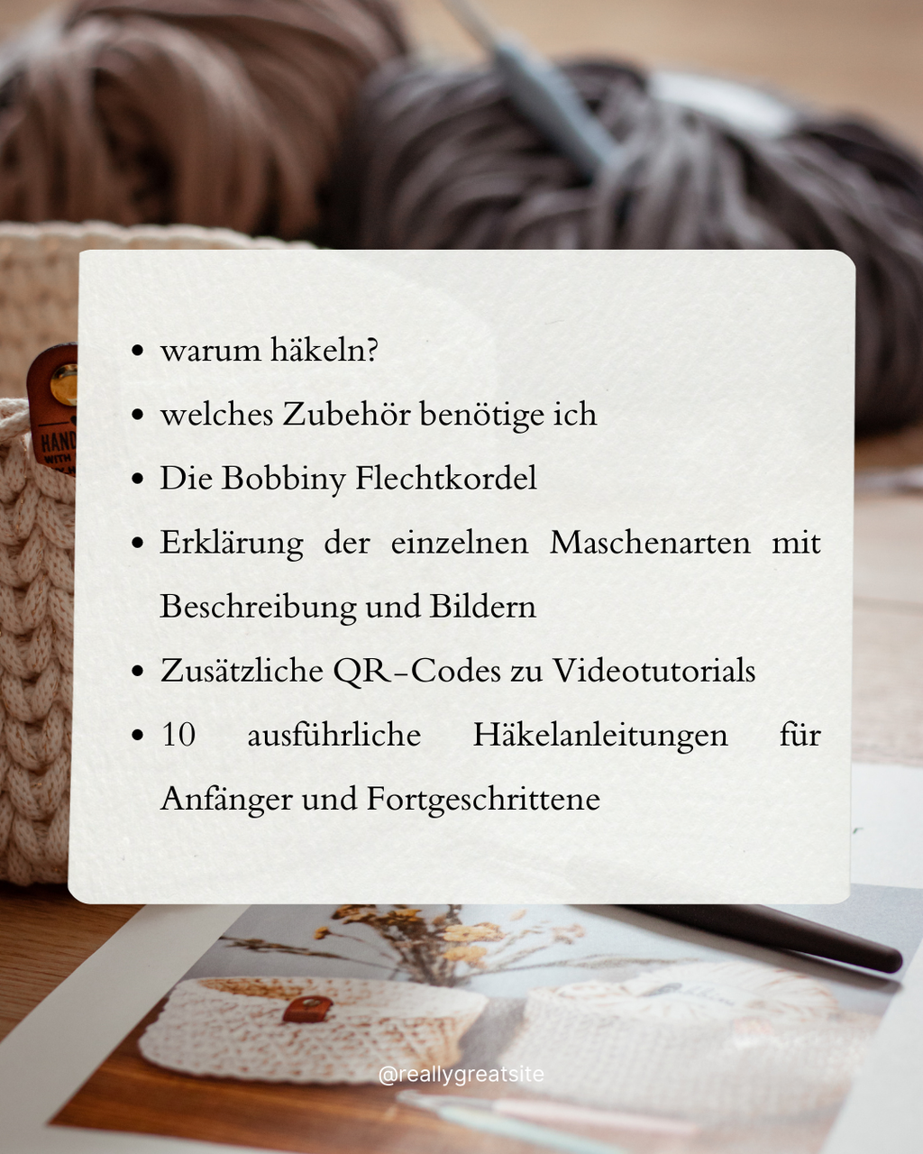 Bobbiny Häkelzauber - 10 Anleitungen für Anfänger und Fortgeschrittene