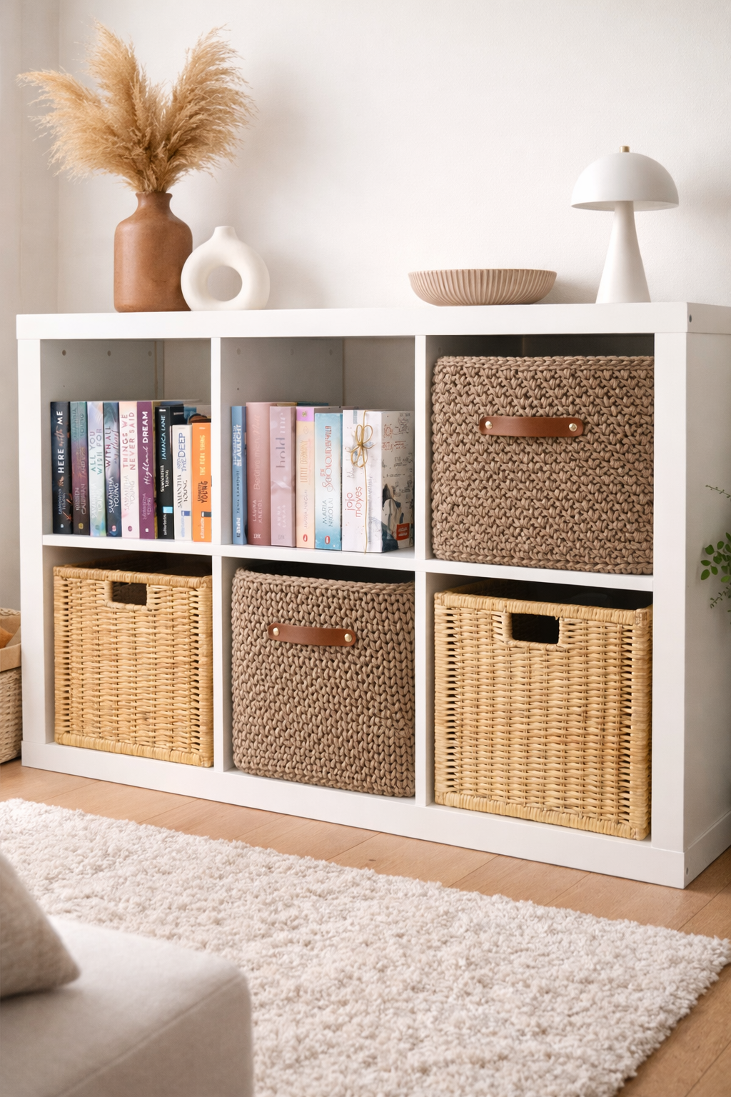 Häkelböden für Korb Jonax - Ikea Kallax Regal