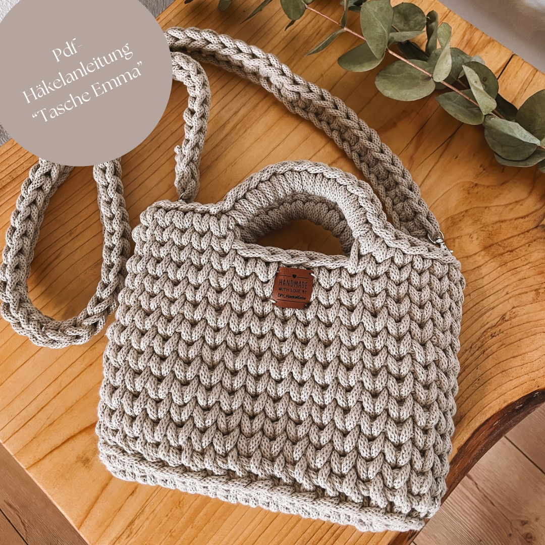 Pdf-Häkelanleitung Tasche "Emma"