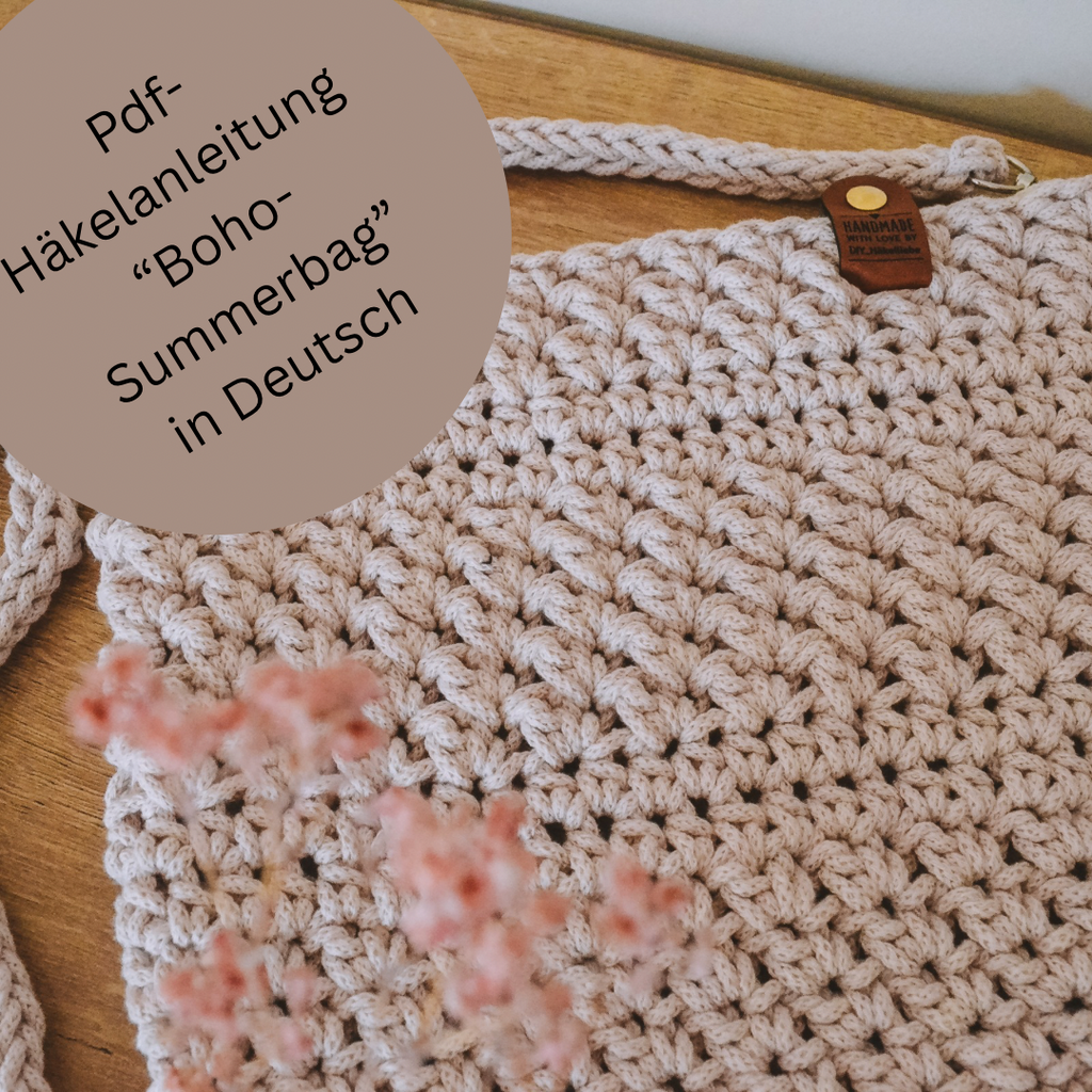 Pdf Häkelanleitung "Boho Summerbag" in Deutsch