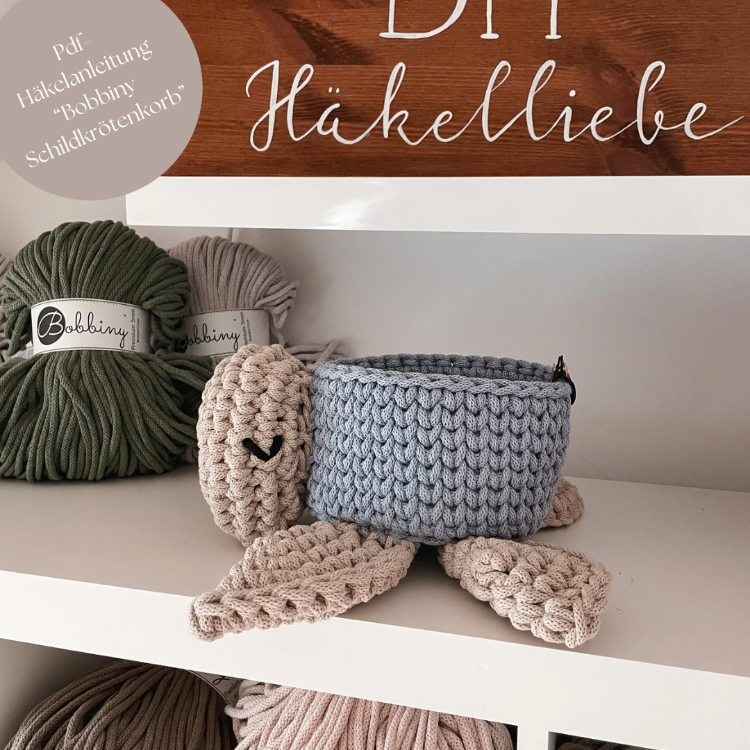Pdf-Häkelanleitung Schildkrötenkorb